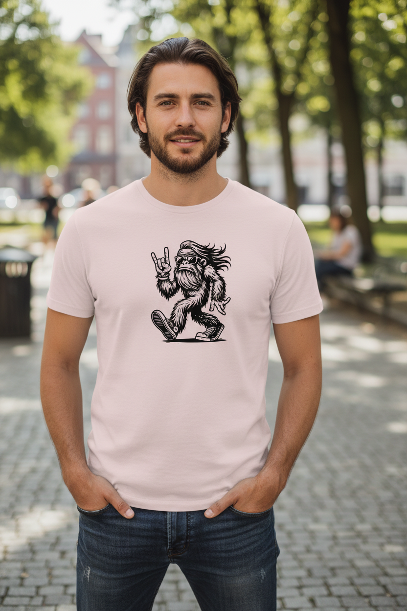 Cool Yeti T-Shirt - Light Pink