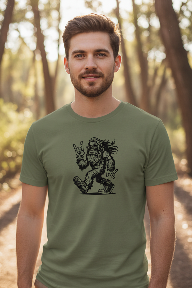 Cool Yeti T-Shirt - Military Green