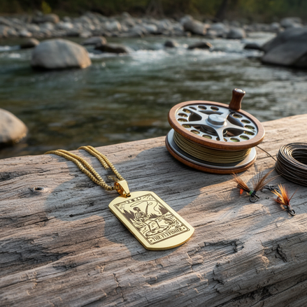 Flyfisher Necklace Lifestyle Image