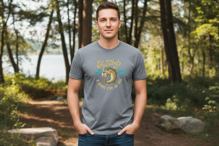 Good Cup of Joe on Gildan 64000 sports grey