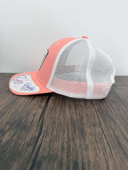 Just a Girl Who Loves Iced Coffee Ponytail Trucker Hat