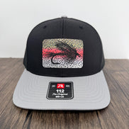 Richardson 112 Fly Fishing Hat with Rainbow Trout Print Patch