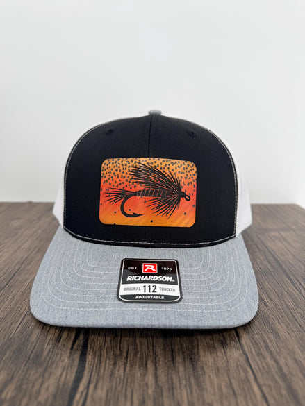 Fly Fishing Hat – Richardson 112 with Cutthroat Trout Pattern Patch
