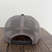 Pirate Hat, Jolly Roger Trucker Hat, Richardson 112 Hat, Skull and Crossbones Hat, Leather Patch Hat, Pirate Gift for Men