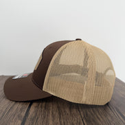 Moose Hat, Richardson 115 Trucker Hat, Moose with Sunglasses Hat, Leatherette Patch Hat, Outdoorsman Gift for Men