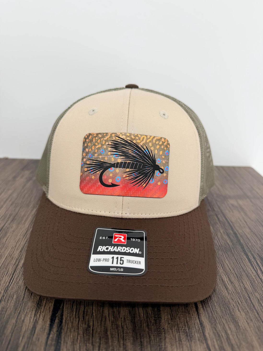 Richardson 115 Fly Fishing Hat with Brook Trout Print Patch