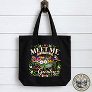Garden Tote Bag, Meet Me in the Garden, Gardener Gift, Gardening Gift for Women, Garden Lover Gift, Floral Tote Bag, Flower Lover Gift