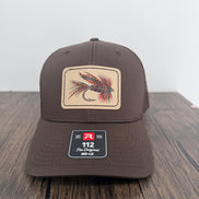 Fly Fishing Hat, Richardson 112 Trucker Hat, UV Printed Fishing Fly Patch, Fly Fisherman Gift, Angler Hat, Fishing Gift for Men