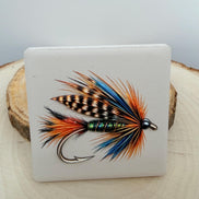 Fly Fishing Fridge Magnet, Ceramic Fishing Fly Magnet, Dimensional UV Printed Magnet, Fly Fisherman Gift, Angler Gift