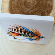 Fly Fishing Fridge Magnets Set of 3, Ceramic Fishing Magnets, Fly Fisherman Gift, Trout Fishing Gift, Fishing Stocking Stuffer