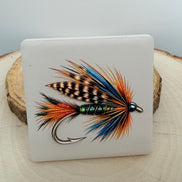 Fly Fishing Fridge Magnet, Ceramic Fishing Fly Magnet, Dimensional UV Printed Magnet, Fly Fisherman Gift, Angler Gift