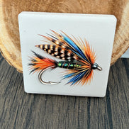 Fly Fishing Fridge Magnet, Ceramic Fishing Fly Magnet, Dimensional UV Printed Magnet, Fly Fisherman Gift, Angler Gift
