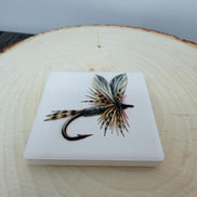 Fly Fishing Fridge Magnet, Dry Fly Ceramic Magnet, Dimensional UV Printed Fishing Fly Art, Fly Tying Gift, Fisherman Gift