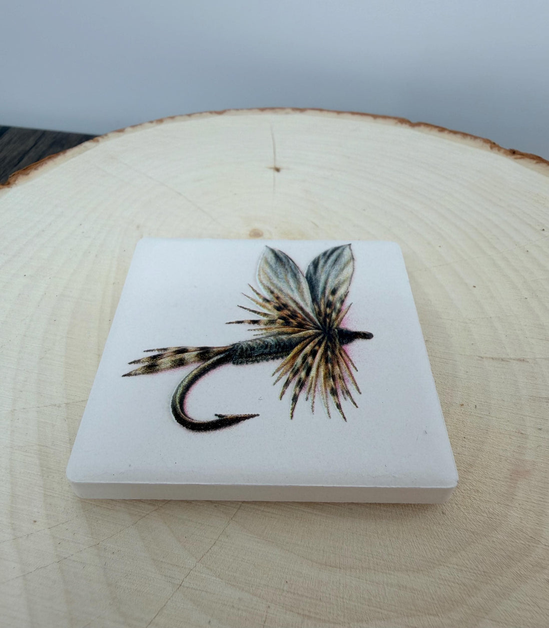 Fly Fishing Fridge Magnet, Dry Fly Ceramic Magnet, Dimensional UV Printed Fishing Fly Art, Fly Tying Gift, Fisherman Gift