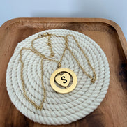Personalized Spinning Heart Necklace with Two Initials