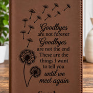 Personalized Memorial Journal – Refillable Engraved Grief Journal