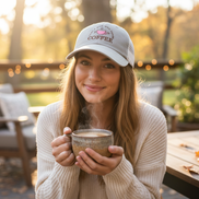 Just A Girl Who Loves Coffee Hat - Text Visible