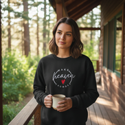 Make Heaven Crowded Sweatshirt - Black Version with Original Design