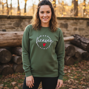 Make Heaven Crowded Sweatshirt - Military Green (No Coffee)