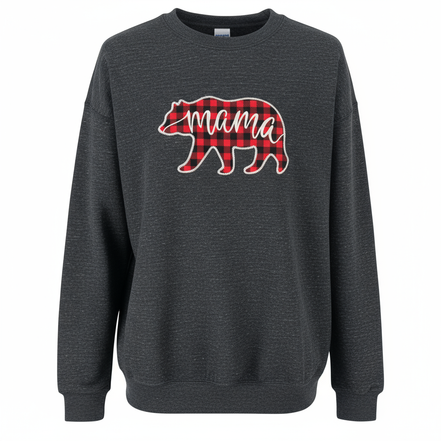 Mama Bear Sweatshirt in Dark Heather