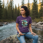 Ridin' High On The Fly in Gildan purple