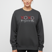 Sports Grey Love Letters Sweatshirt