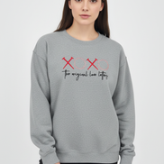 Sports Grey Love Letters Sweatshirt
