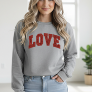 Sports Grey LOVE Sweatshirt