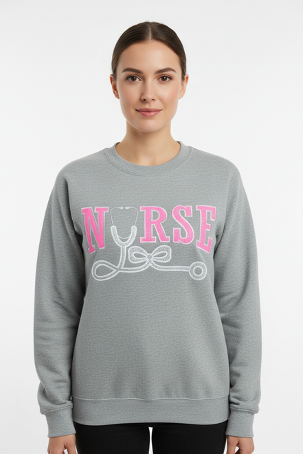 Sports Grey with Bright Silver Glitter Stethoscope