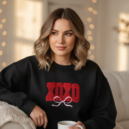 XOXO Coquette Sweatshirt with Glitter Mockup