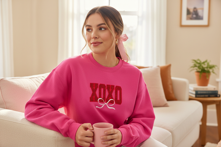 XOXO Sweatshirt Heliconia