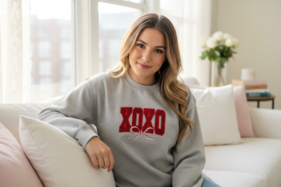 XOXO Sweatshirt Sports Grey